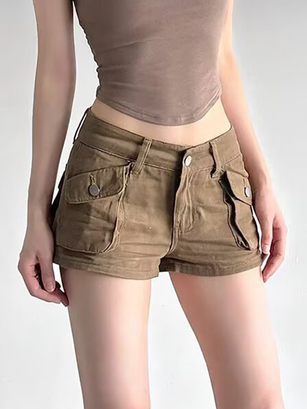 EMMIOL Hot Chick Retro Denim Shorts