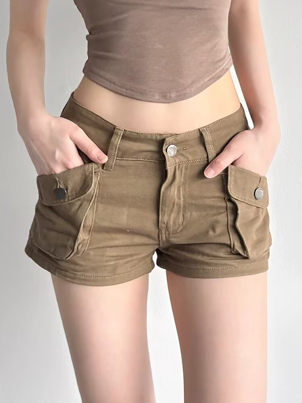 EMMIOL Hot Chick Retro Denim Shorts