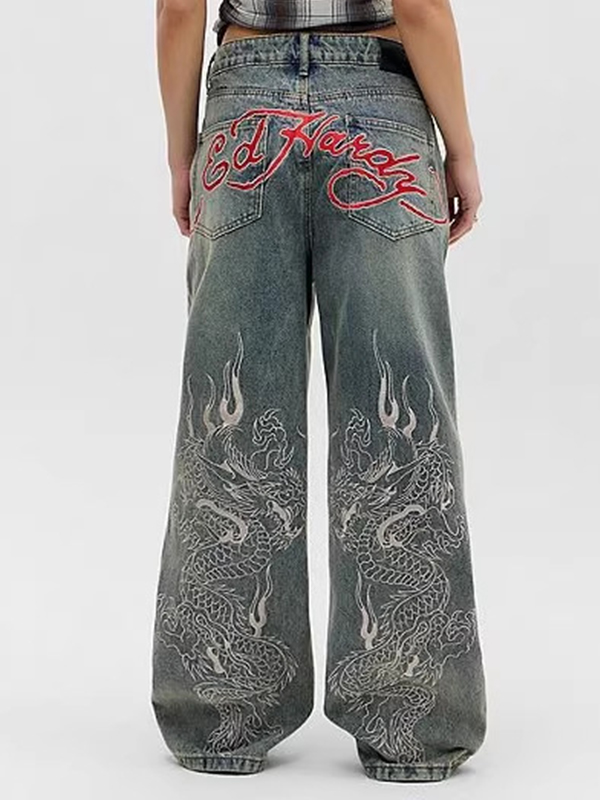 EMMIOL American Retro Boyfriend Jeans