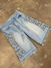 EMMIOL Rhinestone Denim Shorts