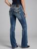 EMMIOL Trendy Sequins Flare Jeans
