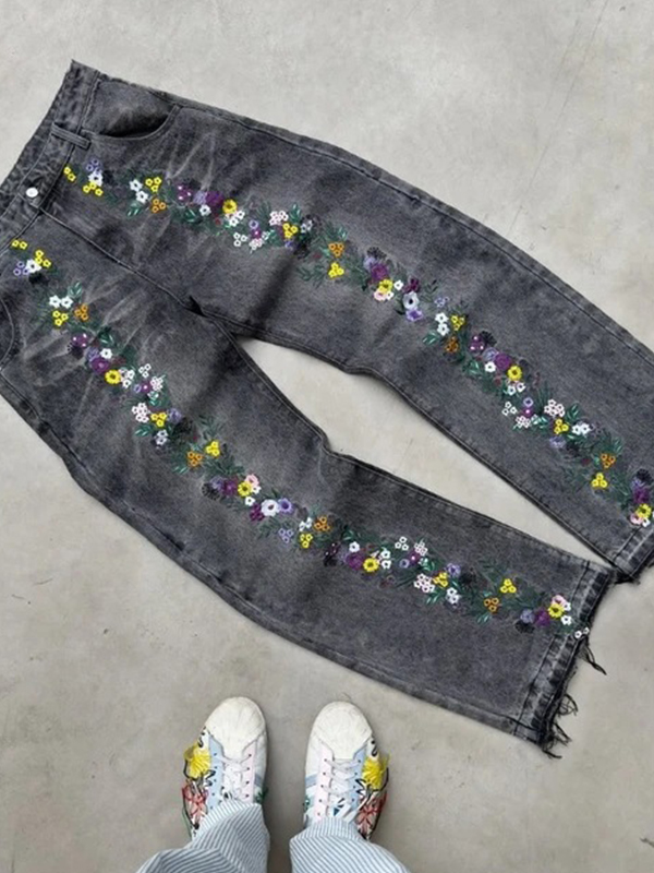 EMMIOL Retro Harajuku Boyfriend Jeans