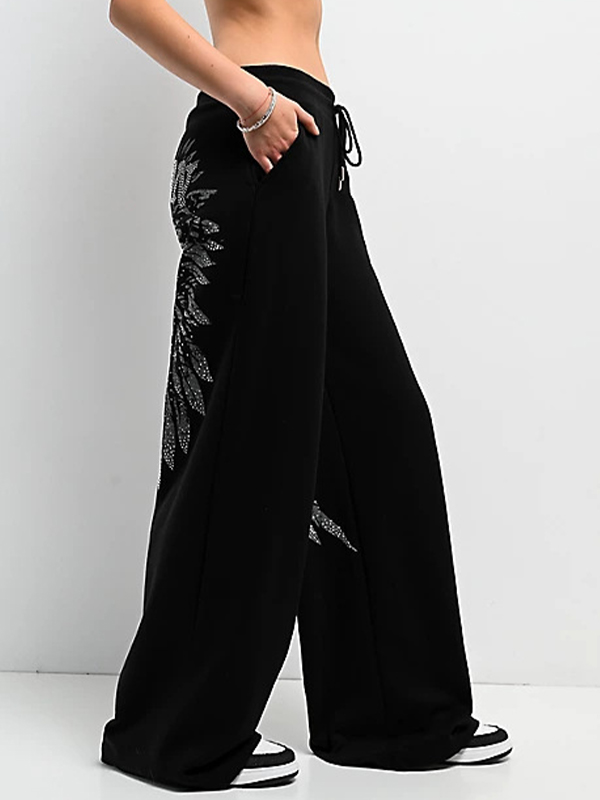 EMMIOL Rhinestones Boyfriend Jeans