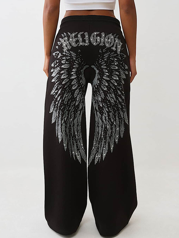 EMMIOL Rhinestones Boyfriend Jeans