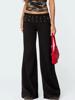 EMMIOL Essence Rivet Flare Leg Pants