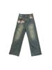 EMMIOL Vaqueros boyfriend con bordados estilo hip-hop