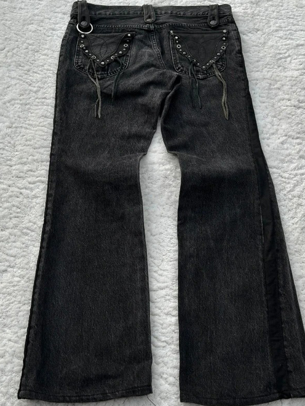 EMMIOL Vaqueros boyfriend negros Millennium