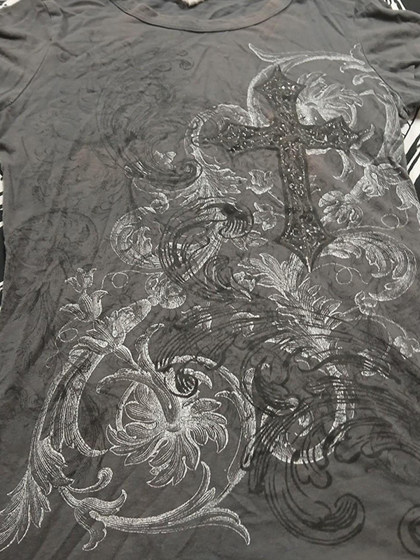 EMMIOL Manica corta gotica scura