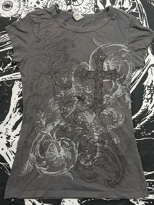 EMMIOL Manica corta gotica scura