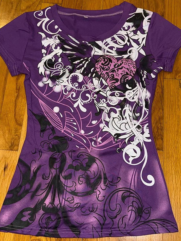 EMMIOL Manica corta gotica scura