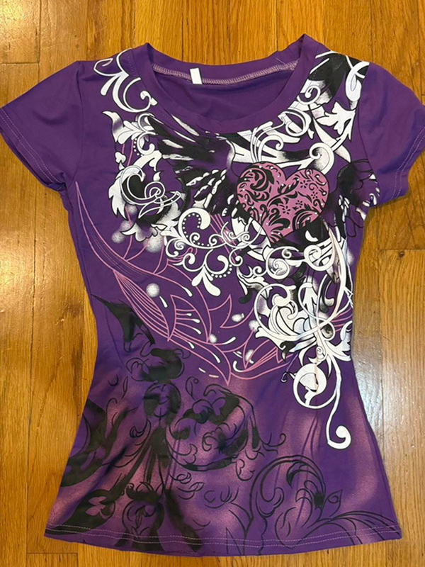 EMMIOL Manica corta gotica scura