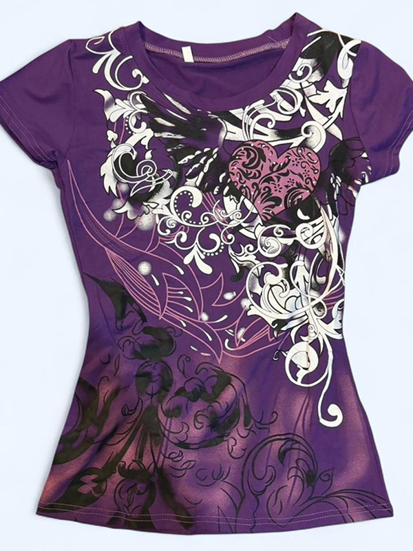 EMMIOL Manica corta gotica scura