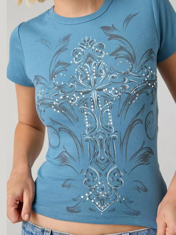 EMMIOL Manica corta gotica scura