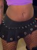 EMMIOL Dark-style rivets Mini Skirt