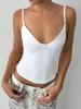 EMMIOL Top de tirantes ajustado con cuello en V