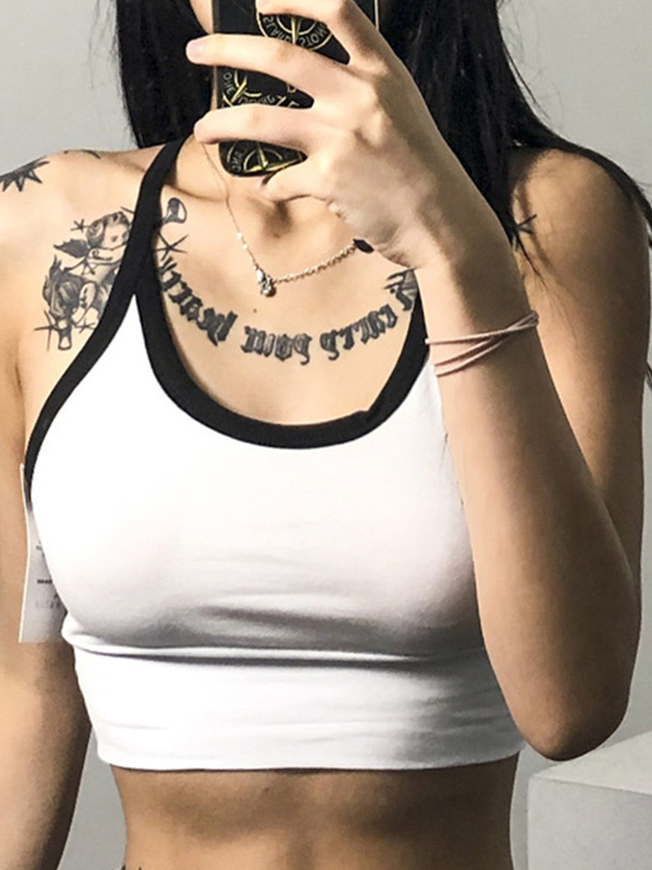 EMMIOL U-Neck Elegant Back Halter Vest