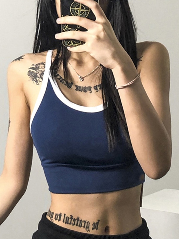 EMMIOL U-Neck Elegant Back Halter Vest