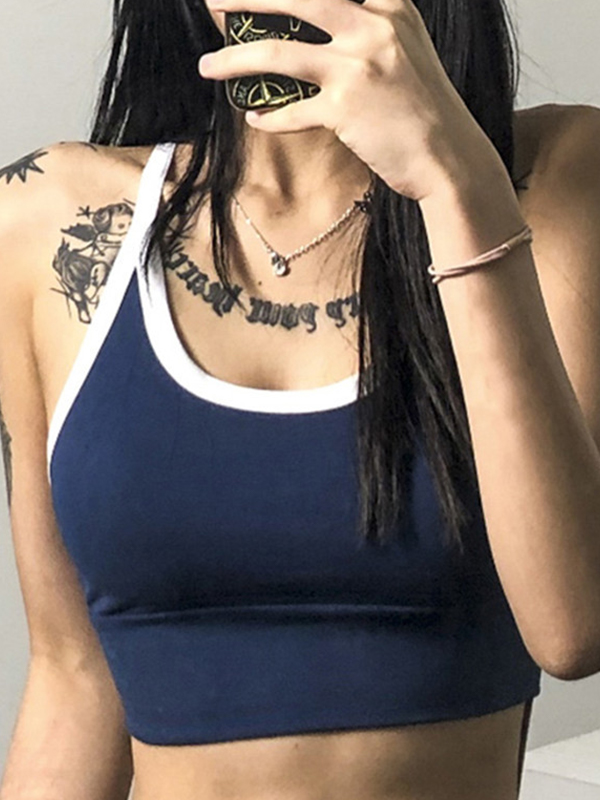 EMMIOL U-Neck Elegant Back Halter Vest