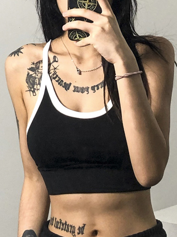 EMMIOL U-Neck Elegant Back Halter Vest