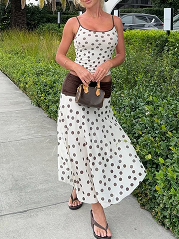 EMMIOL Completo da donna Fashion Polka Dots