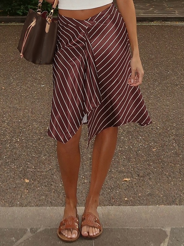 EMMIOL Timeless Striped Classic Maxi Skirt