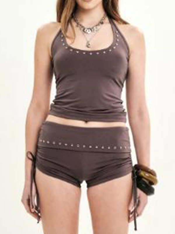 EMMIOL Choker-Style Metal Strap Women'S Set