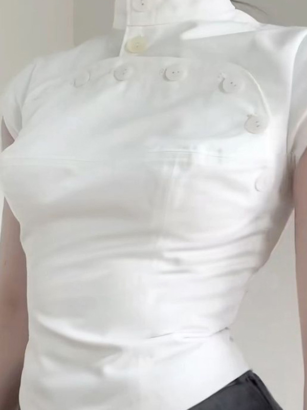 EMMIOL Openwork Short Sleeve