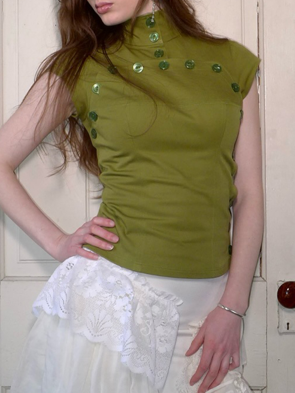 EMMIOL Openwork Short Sleeve