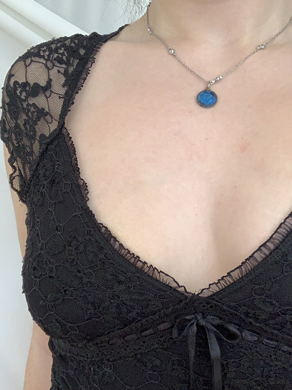 EMMIOL Schmal geschnittener Kurzarmpullover