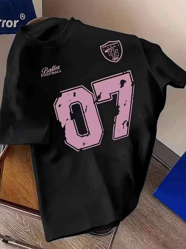 EMMIOL Retro Digital Print Short Sleeve