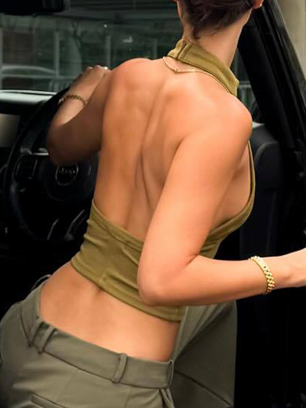 EMMIOL Gilet lavorato a maglia slim fit con scollo all'americana