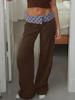EMMIOL Retro Polka Dots Straight Leg Pants