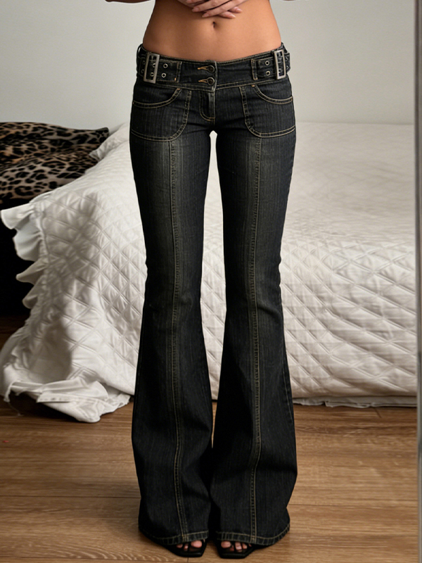 EMMIOL American-Style Sex Appeal Flare Jeans