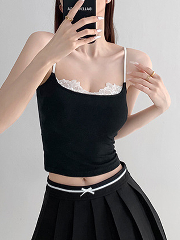 EMMIOL Ballet Patchwork Cami Top