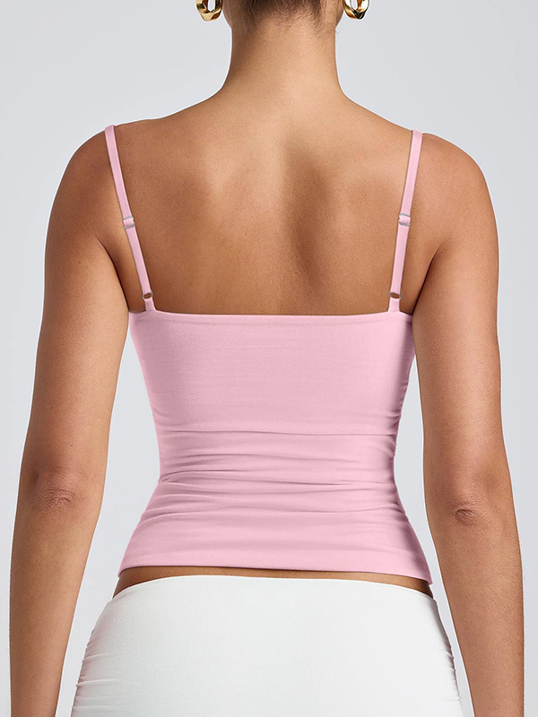 EMMIOL Camisole-Top mit Rundhalsausschnitt