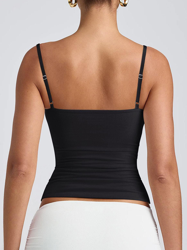 EMMIOL Camisole-Top mit Rundhalsausschnitt