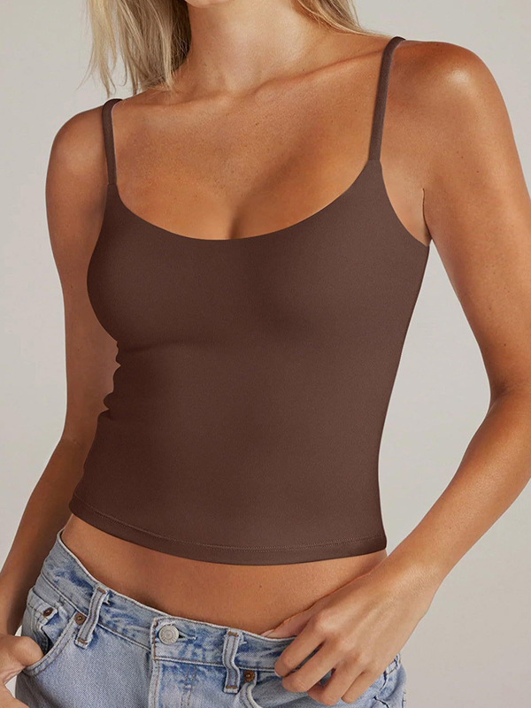 EMMIOL Camisole-Top mit Rundhalsausschnitt