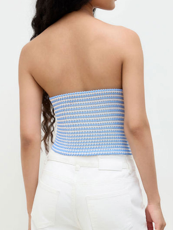 EMMIOL Gestreiftes Tanktop mit Farbblockmuster