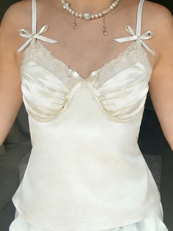 EMMIOL Trägertop mit Falten-Detail am Brustbereich