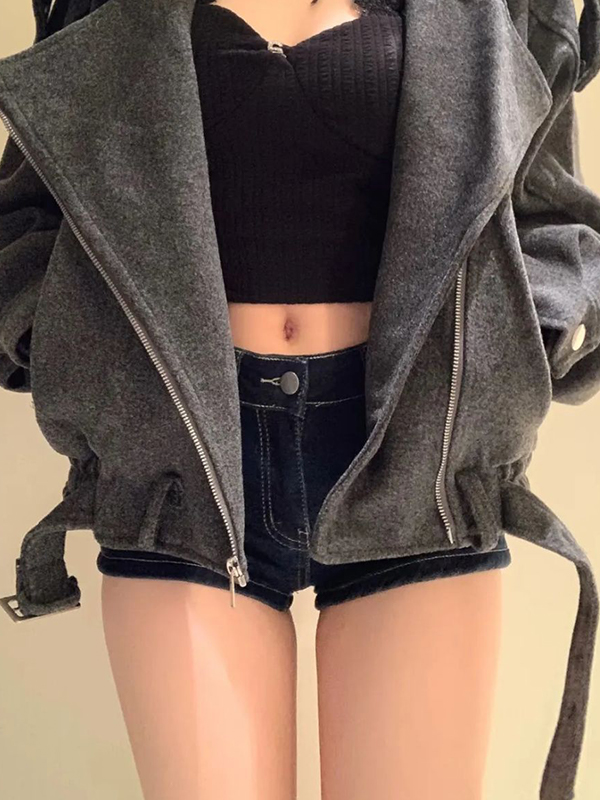 EMMIOL American-Style Sexy Retro Denim Shorts