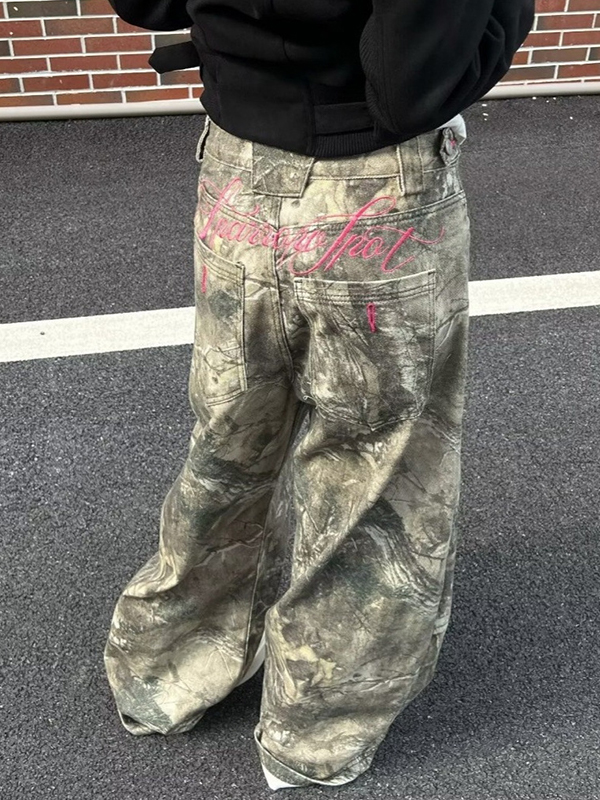 EMMIOL Vaqueros boyfriend con acabado deslavado