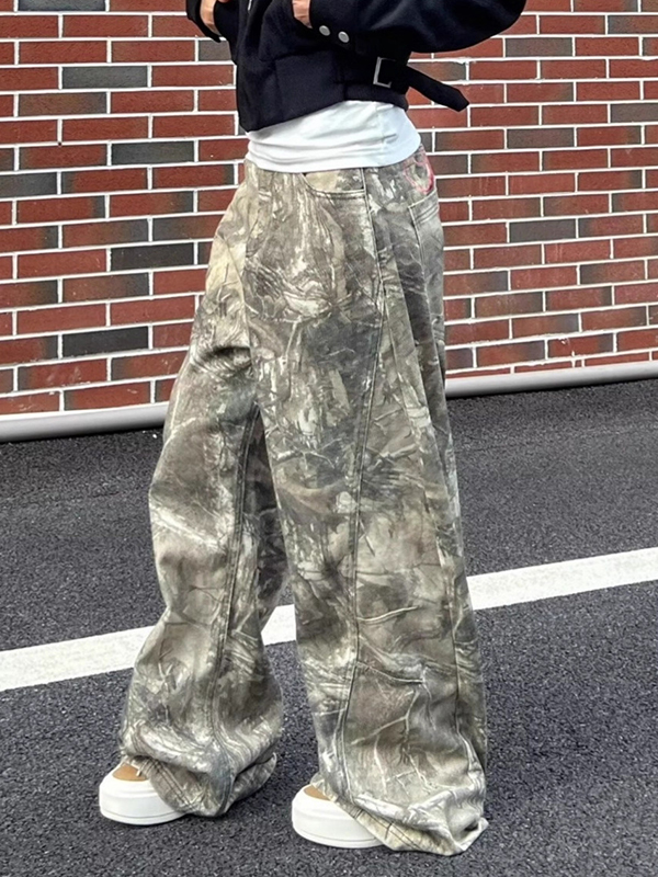 EMMIOL Vaqueros boyfriend con acabado deslavado