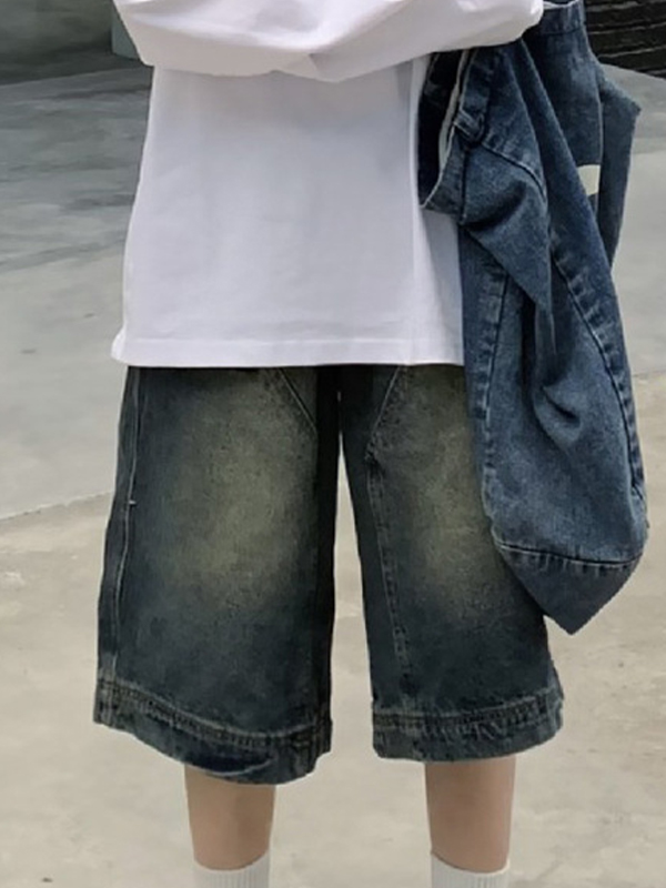 EMMIOL Pantalones cortos vaqueros retro americanos