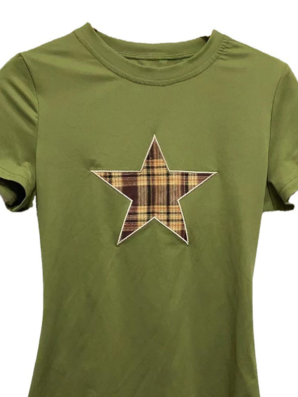 EMMIOL Patchwork Star Manga Corta