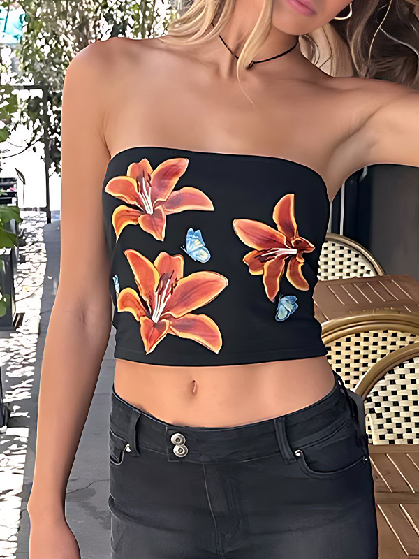 EMMIOL Top bandeau sin tirantes