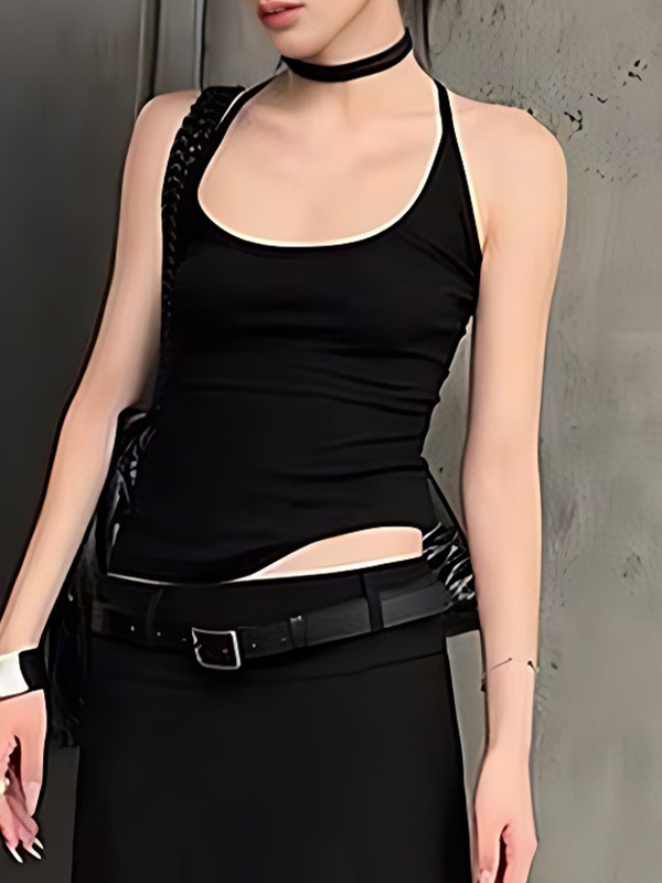 EMMIOL Spaghetti-Strap Camisole Halter Vest