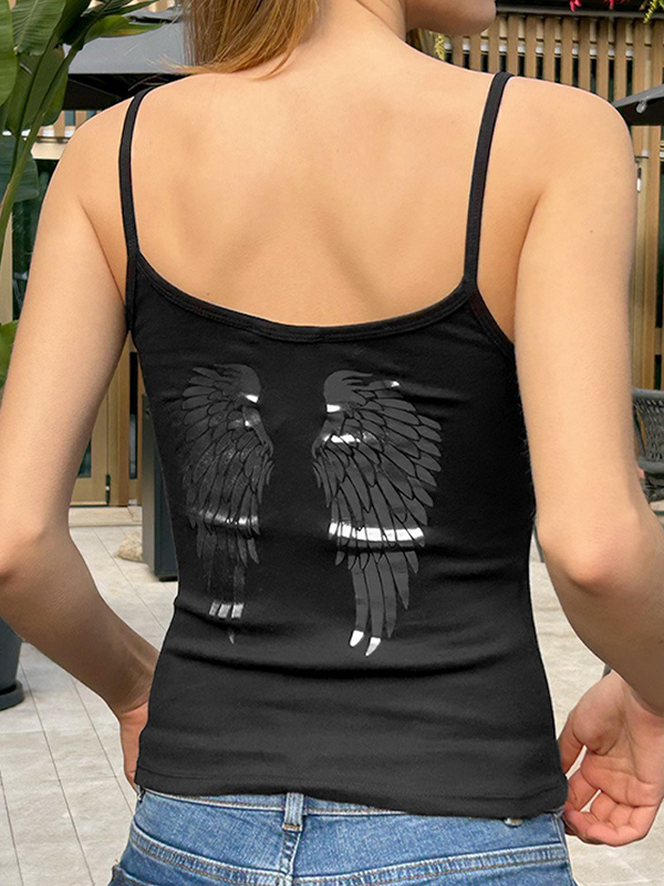 EMMIOL Winged Suspender Cami Top