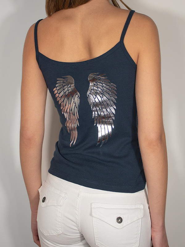 EMMIOL Top de tirantes con alas