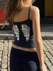 EMMIOL Top de tirantes con alas