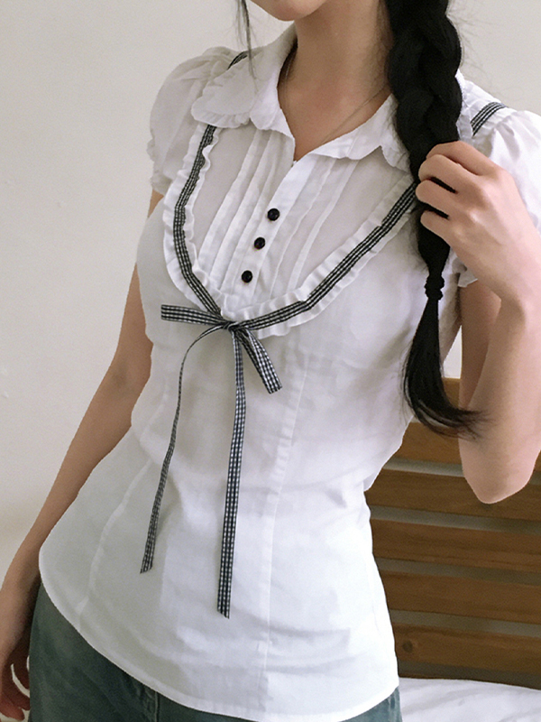 EMMIOL Kurzarm mit Fliege